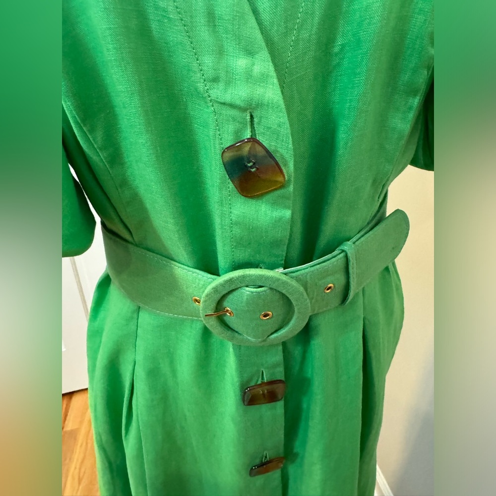 Nicholas The Label Flutter Spring Dress Linen Wor… - image 4